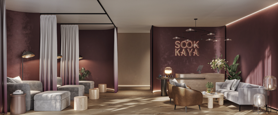 Sook Kaya Thai Massage reception and welcome area